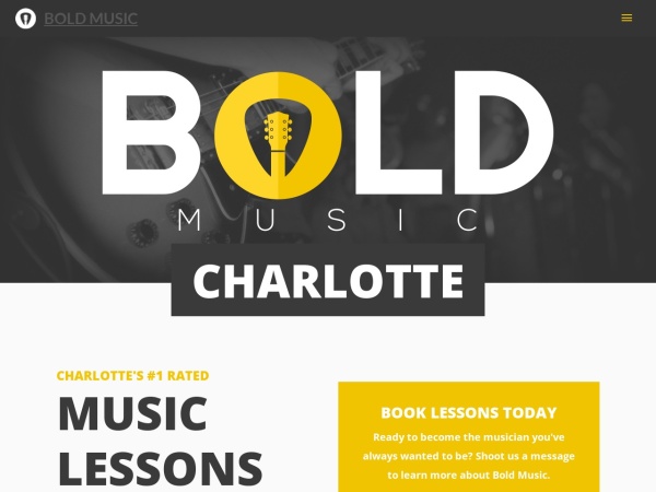 Screenshot of boldmusiclessons.com